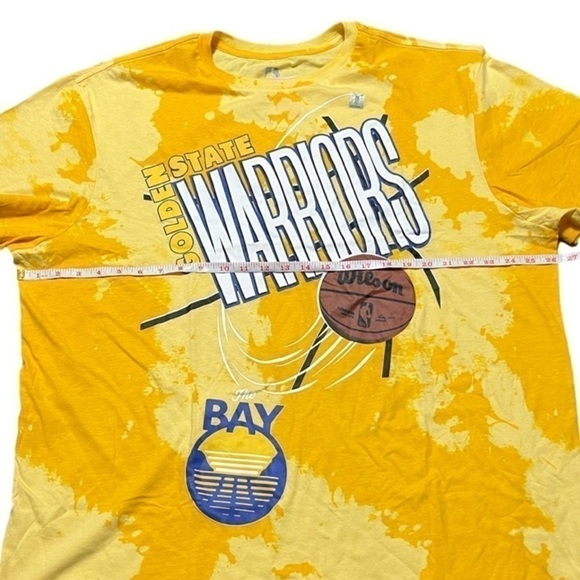 NBA Golden State Warriors Tie Dye Sports Fan Tee (Sz 1X) - Picture 3 of 5